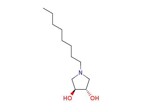3,4-Pyrrolidinediol, 1-octyl-, (3S,4S)- (9CI)