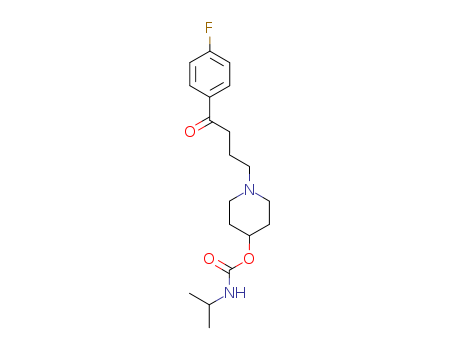 Carbamic acid,(1-methylethyl)-, 1-[4-(4-fluorophenyl)-4-oxobutyl]-4-piperidinyl ester (9CI)