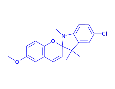 5-Chlor-6'-methoxy-1,3,3-trimethyl-indolin<2-spiro-2'>-benzo<b>pyran