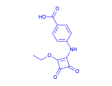 4-[(2-ETHOXY-3,4-DIOXOCYCLOBUT-1-ENYL)AMINO]BENZOIC ACID