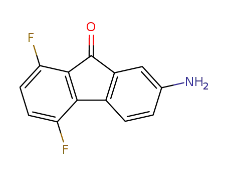 Molecular Structure of 17532-97-7 (7-amino-1,4-difluoro-9H-fluoren-9-one)