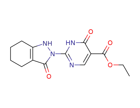 ETHYL 6-OXO-2-(3-OXO-1,3,4,5,6,7-HEXAHYDRO-2H-INDAZOL-2-YL)-1,6-DIHYDRO-5-PYRIMIDINECARBOXYLATE