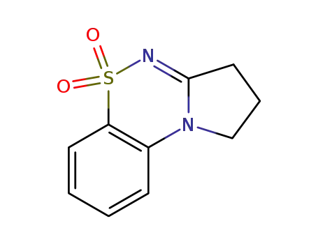 Molecular Structure of 37121-62-3 (2,3-Dihydro-1H-pyrrolo<2,1-c><1,2,4>benzothiadiazin-5,5-dioxid)