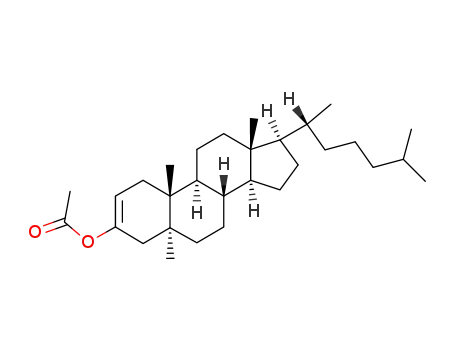 Molecular Structure of 1858-20-4 (acetoxy-3 methyl-5α cholestene-2)