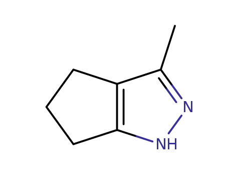Molecular Structure of 1752-21-2 (3-METHYL-1,4,5,6-TETRAHYDROCYCLOPENTA[C]PYRAZOLE)