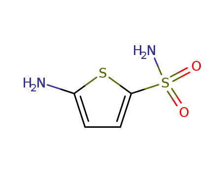 Molecular Structure of 17510-79-1 (2-Thiophenesulfonamide,5-amino-(6CI,8CI,9CI))
