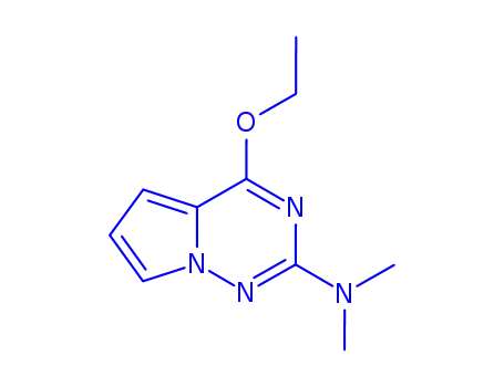Pyrrolo[2,1-f][1,2,4]triazin-2-amine, 4-ethoxy-N,N-dimethyl- (9CI)