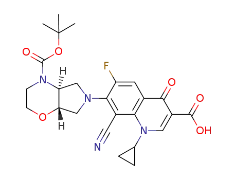 C<sub>25</sub>H<sub>27</sub>FN<sub>4</sub>O<sub>6</sub>