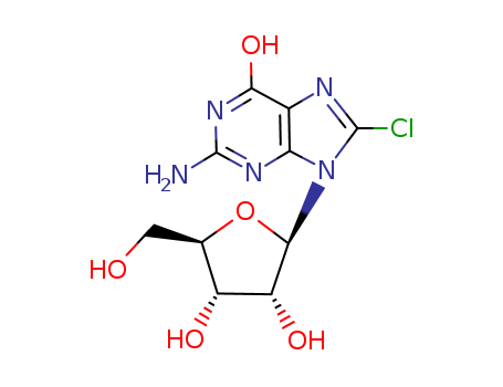 Guanosine, 8-chloro-