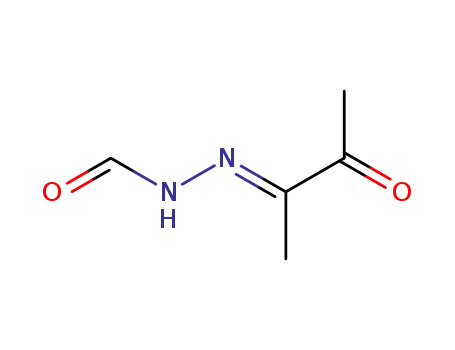 Molecular Structure of 409320-95-2 (Hydrazinecarboxaldehyde, (1-methyl-2-oxopropylidene)- (9CI))
