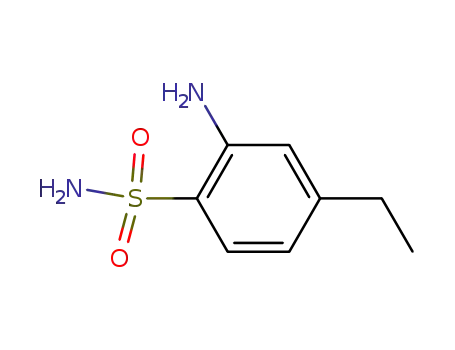 Molecular Structure of 20901-92-2 (Benzenesulfonamide, 2-amino-4-ethyl- (8CI))