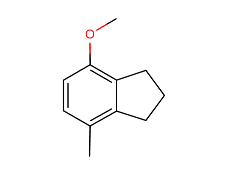 Molecular Structure of 175136-08-0 (4-METHOXY-7-METHYLINDANE)