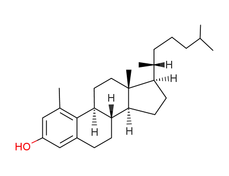 Molecular Structure of 17605-79-7 (17-(1,5-Dimethylhexyl)-1-methylestra-1(10),2,4-trien-3-ol)