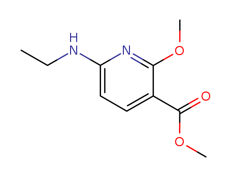 3-PYRIDINECARBOXYLIC ACID 6-(ETHYLAMINO)-2-METHOXY-,METHYL ESTER