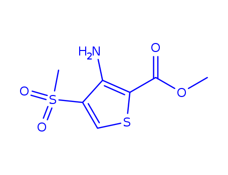 Methyl 3-amino-4-(methylsulfonyl)thiophene-2-carboxylate