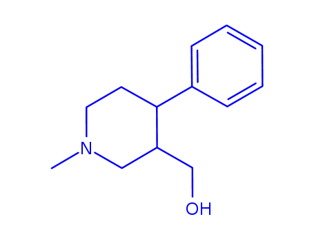 Molecular Structure of 176022-03-0 (3S,4R-4-[phenyl-1-methylpiperidinyl] methanol)