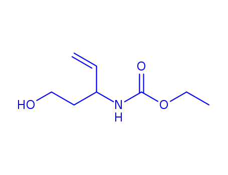 Carbamic  acid,  [1-(2-hydroxyethyl)-2-propenyl]-,  ethyl  ester  (9CI)