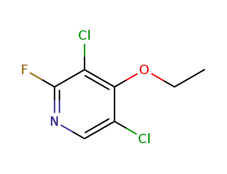 Pyridine,3,5-dichloro-4-ethoxy-2-fluoro-(9CI)