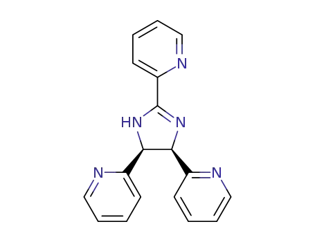Molecular Structure of 210699-97-1 (CIS-2,4,5-TRIS(2-PYRIDINYL)IMIDAZOLINE)