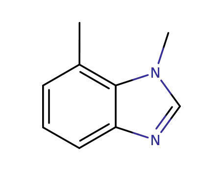 Molecular Structure of 17583-45-8 (1H-Benzimidazole,1,7-dimethyl-(9CI))