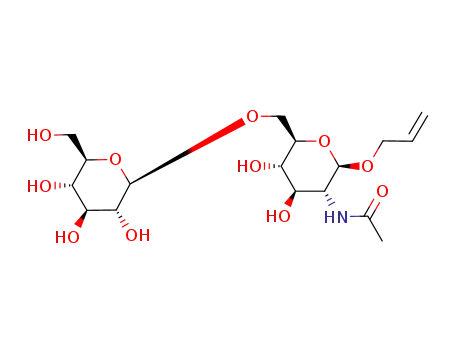 allyl 2-acetamido-2-deoxy-6-O-β-D-glucopyranosyl-β-D-glucopyranoside