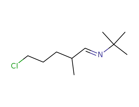 N-(5-chloro-2-methylpentylidene)-t-butylamine