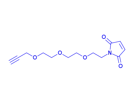 Molecular Structure of 209395-33-5 (Alkyne-PEGn-MAL 2K, 5K, 10K, 20K)