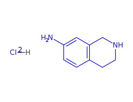 Molecular Structure of 200137-80-0 (1,2,3,4-TETRAHYDRO-ISOQUINOLIN-7-YLAMINE 2HCL)