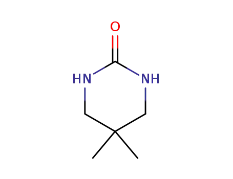 Molecular Structure of 17496-93-4 (5,5-dimethyl-1,3-diazinan-2-one)