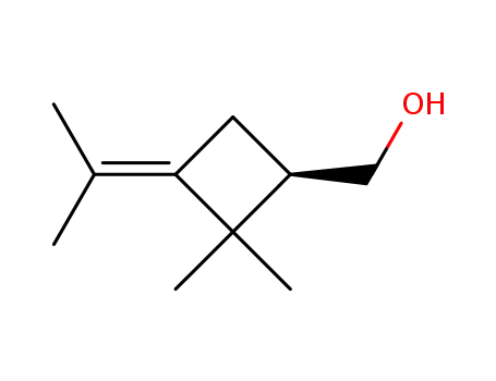 Cyclobutanemethanol, 2,2-dimethyl-3-(1-methylethylidene)-, (1R)- (9CI)