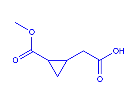 시클로프로판아세트산, 2-(메톡시카르보닐)-, 트랜스-(9CI)
