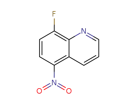 Molecular Structure of 94832-39-0 (8-FLUORO-5-NITROQUINOLINE)