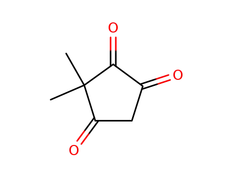 Molecular Structure of 17530-56-2 (3,3-Dimethyl-1,2,4-cyclopentanetrione)