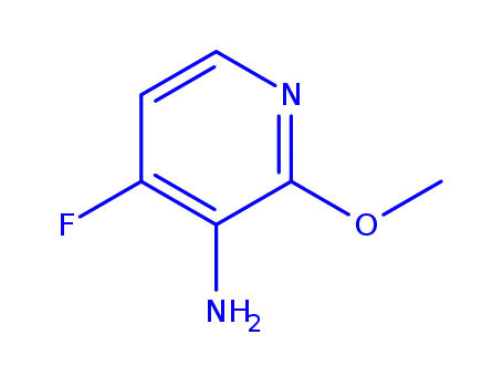 Molecular Structure of 175965-74-9 (3-Pyridinamine,4-fluoro-2-methoxy-(9CI))