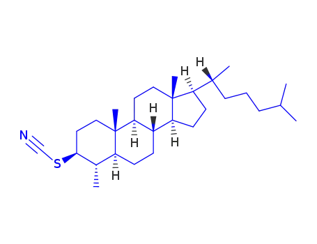 4α-메틸-5α-콜레스탄-3α-일 티오시아네이트
