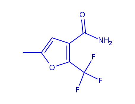 Molecular Structure of 175276-68-3 (5-METHYL-2-(TRIFLUOROMETHYL)FURAN-3-CARBOXAMIDE)