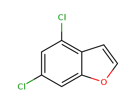 Molecular Structure of 175203-95-9 (4,6-DICHLORO-1-BENZOFURAN)