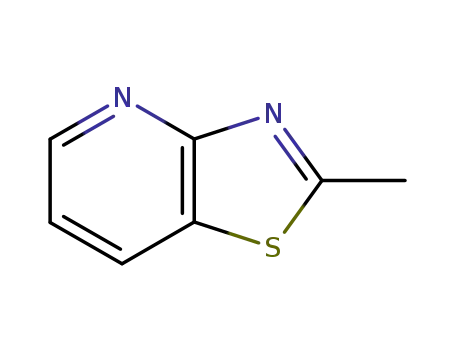 Molecular Structure of 175659-41-3 (Thiazolo[4,5-b]pyridine, 2-methyl- (9CI))