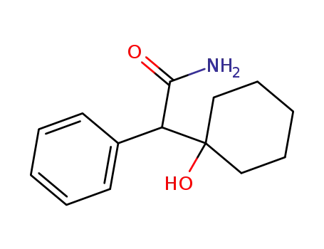 Molecular Structure of 17510-69-9 (2-(1-hydroxycyclohexyl)-2-phenylacetamide)