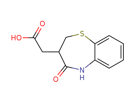(4-OXO-2,3,4,5-TETRAHYDRO-1,5-BENZOTHIAZEPIN-3-YL)ACETIC ACIDCAS