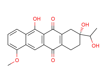 Molecular Structure of 286009-93-6 (5,7-bisdeoxy-13-dihydrodaunorubicinone)