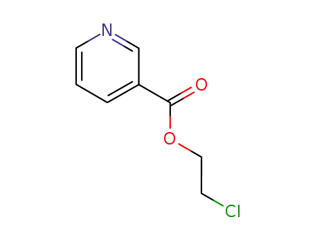 Molecular Structure of 83427-76-3 (2-chloroethyl pyridine-3-carboxylate)