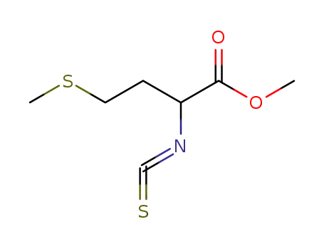 Molecular Structure of 21055-47-0 (Methyl L-2-isothiocyanato-4-(methylthio)butyrate)
