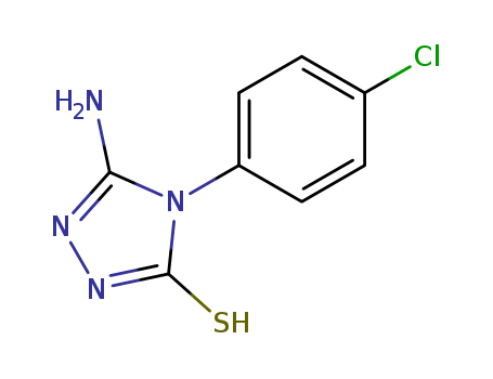 3H-1,2,4-Triazole-3-thione,5-amino-4-(4-chlorophenyl)-2,4-dihydro- cas  21111-46-6