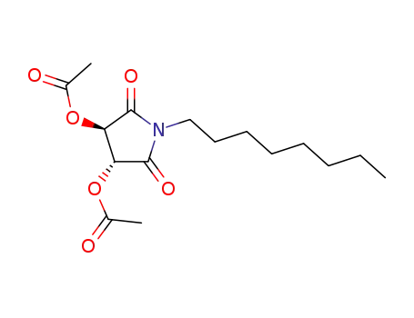4-(acetyloxy)-1-octyl-2,5-dioxopyrrolidin-3-yl acetate