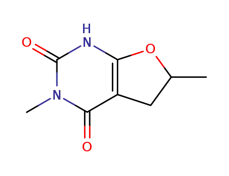Molecular Structure of 21004-28-4 (3,6-dimethyl-5,6-dihydrofuro[2,3-d]pyrimidine-2,4(1H,3H)-dione)