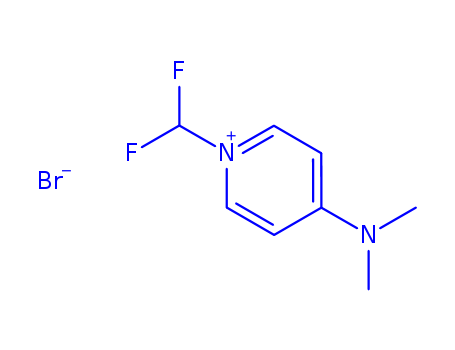 Pyridinium, 1-(difluoromethyl)-4-(dimethylamino)-, bromide (1:1)                                                                                                                                        