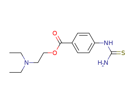 Benzoic acid,4-[(aminothioxomethyl)amino]-, 2-(diethylamino)ethyl ester