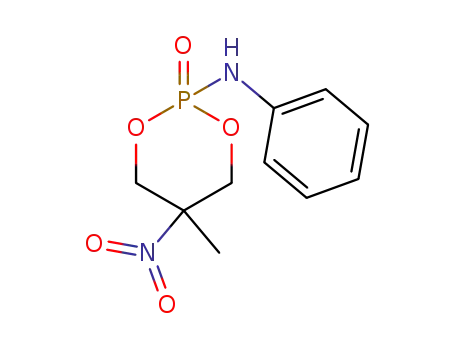 Molecular Structure of 20926-46-9 (5-methyl-5-nitro-N-phenyl-1,3,2-dioxaphosphinan-2-amine 2-oxide)
