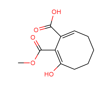1,2-Cyclooctanedicarboxylicacid, 3-hydroxy-, 2-methyl ester cas  17606-94-9
